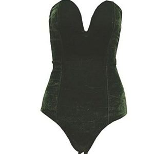 Velvet Black Bodysuit